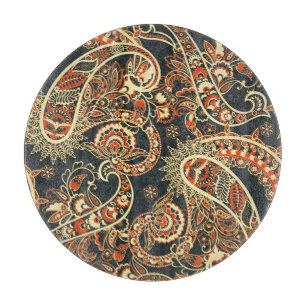 Batik Paisley: Vintage Seamless Mönster.