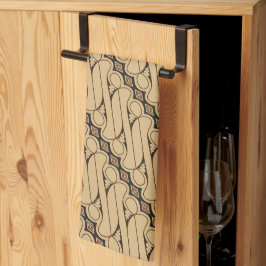 Batik Parang, indonesisk Mönster, javanesiska, etn Kökshandduk