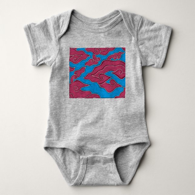 Batik Pride Barnkläder Baby Bodykostym T Shirt (Framsida)