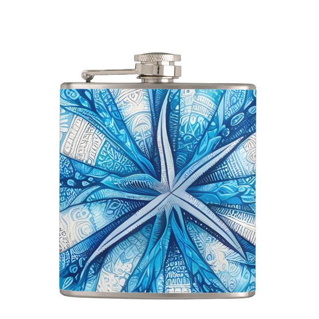 Batik Starfish Sand Dollar Blue Shells Beach Fickplunta (Framsidan)