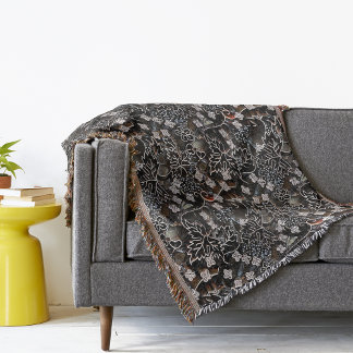 Batik Trusmi Cirebon Throw Blanket Filt