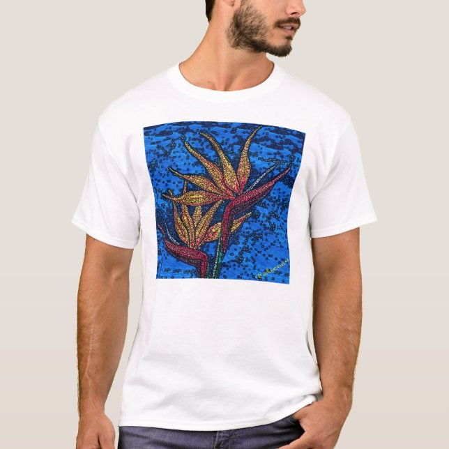 Batikfågel av paradiset t-shirt (Framsida)