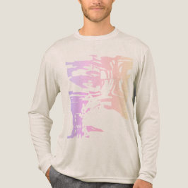 Batikliknande Contemporary Rosa Coral Lilac Tropic T Shirt