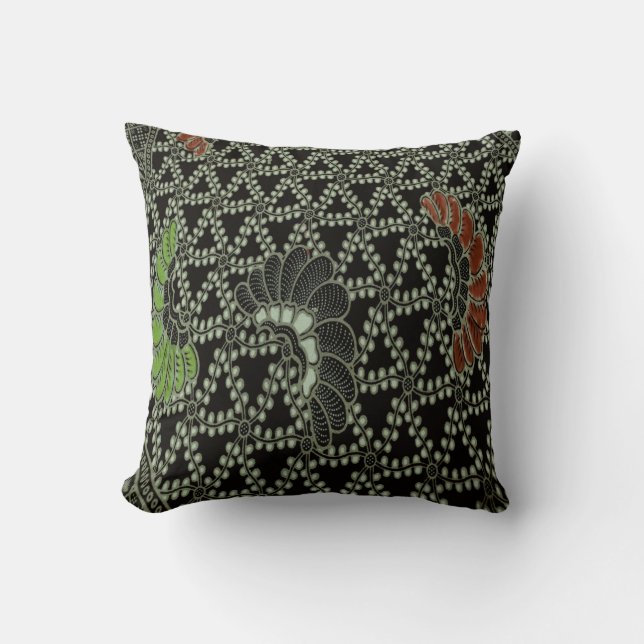 Batiks traditionella kulturarv kudde (Framsida)