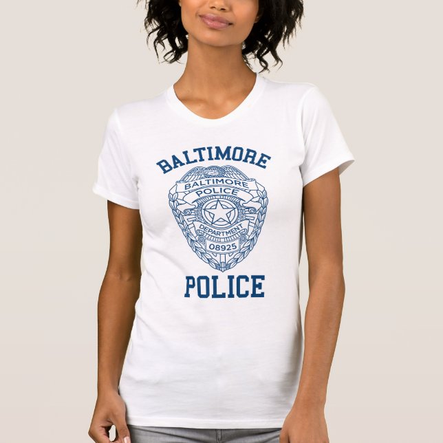 Batimore polis Maryland Tee Shirt (Framsida)