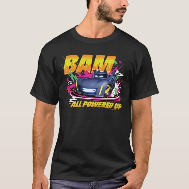 Batjul™-bam - allt med ström t shirt (Framsida)