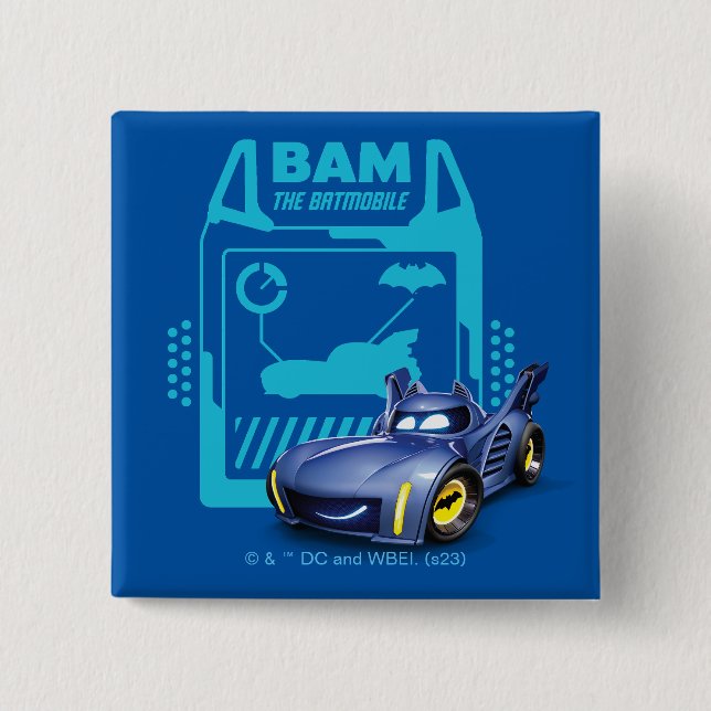 Batjul™ Bam - BatMobile Knapp (Framsida)