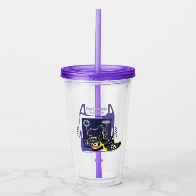 Batjul™-batteri - Fladdermus Flygplan Take Away Mugg (Framsida)