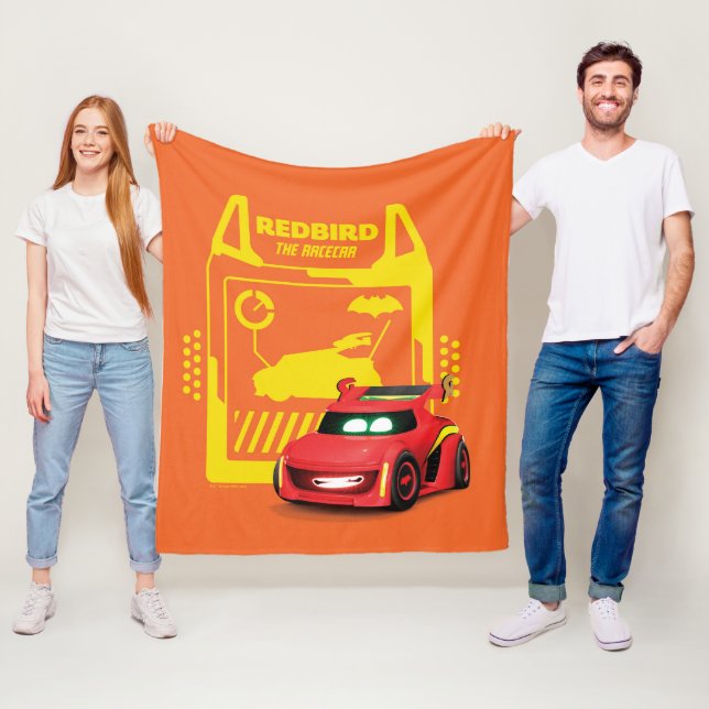 Batjul™ Redbird - Racecar Fleecefilt (På plats)