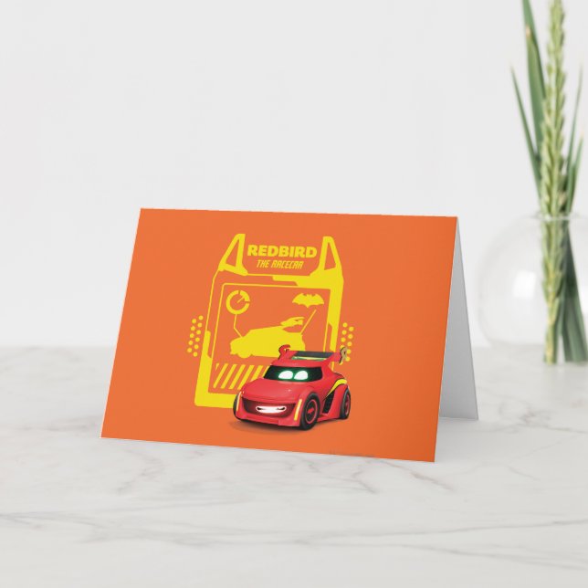 Batjul™ Redbird - Racecar Kort (Framsida)