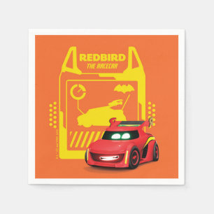 Batjul™ Redbird - Racecar Pappersservett