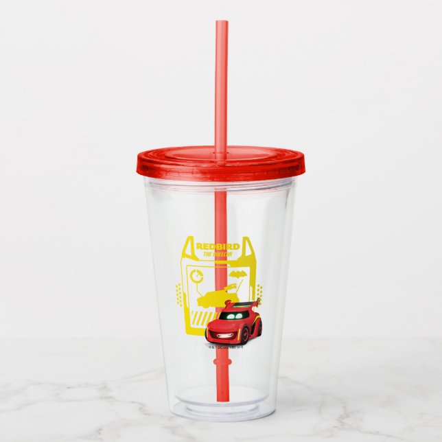 Batjul™ Redbird - Racecar Take Away Mugg (Framsida)