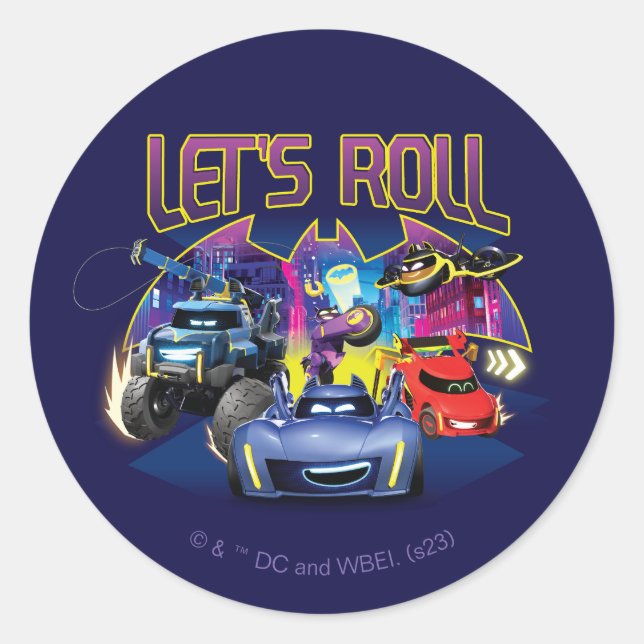 Batjul™-team - Låt oss roll Runt Klistermärke (Framsida)