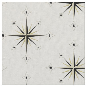 Båtkompass Ro Nautical Ivory Linen Tyg