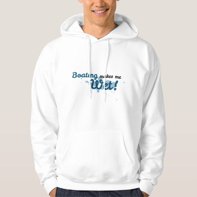 BÅTLIV GÖR MIG BLÖT HOODIE (Framsida)