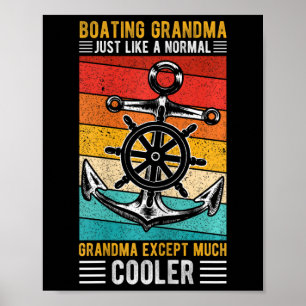 Båtliv med mormor Precis som en vanlig mormor som Poster