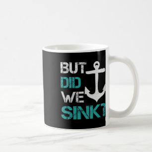 Båtliv Men Sjönk Vi Flatbottnad Ponton Kapten 1 Kaffemugg