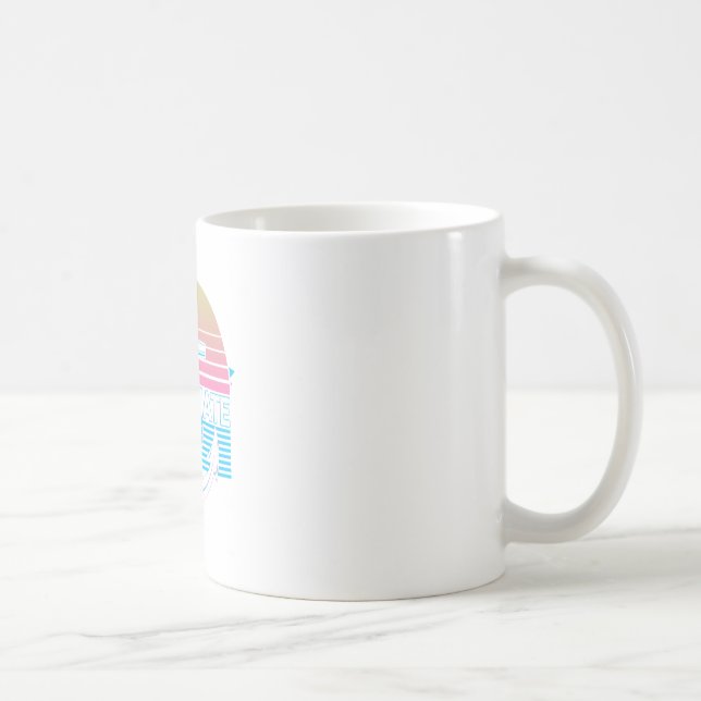 Båtliv Retro Förste Maktig  Kaffemugg (Höger)