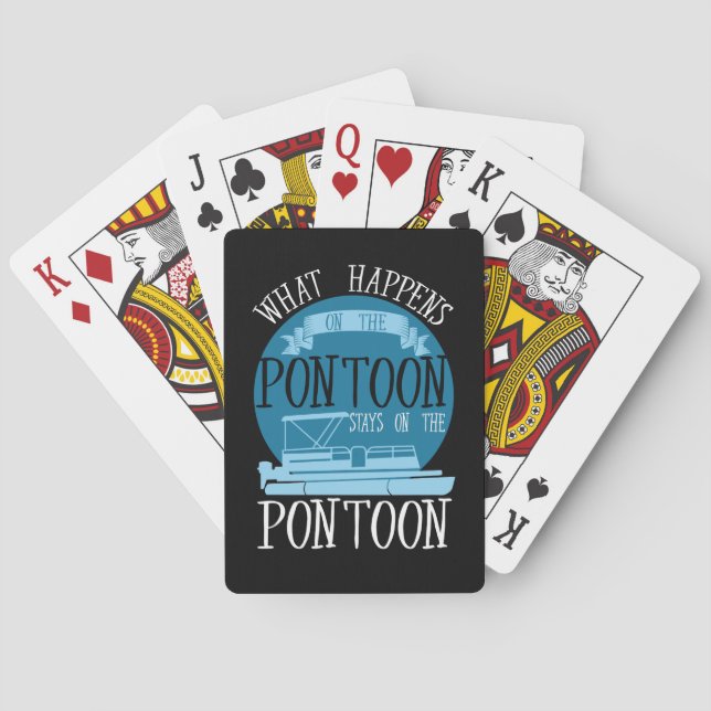 BÅTLIV - Vad Händer På Pontonbåten Casinokort (Baksidan)