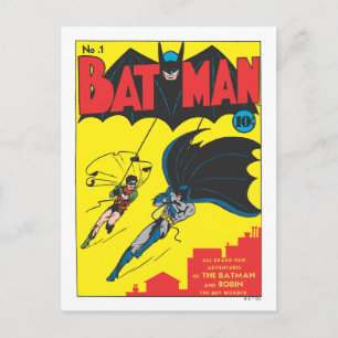 Batman #1-Tecknad Vykort