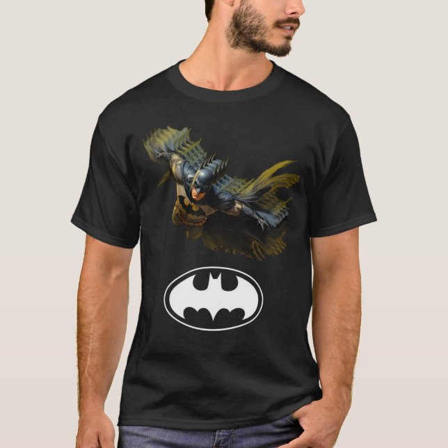 BATMAN 1X003 VIT LOGOTYP T SHIRT (Framsida)