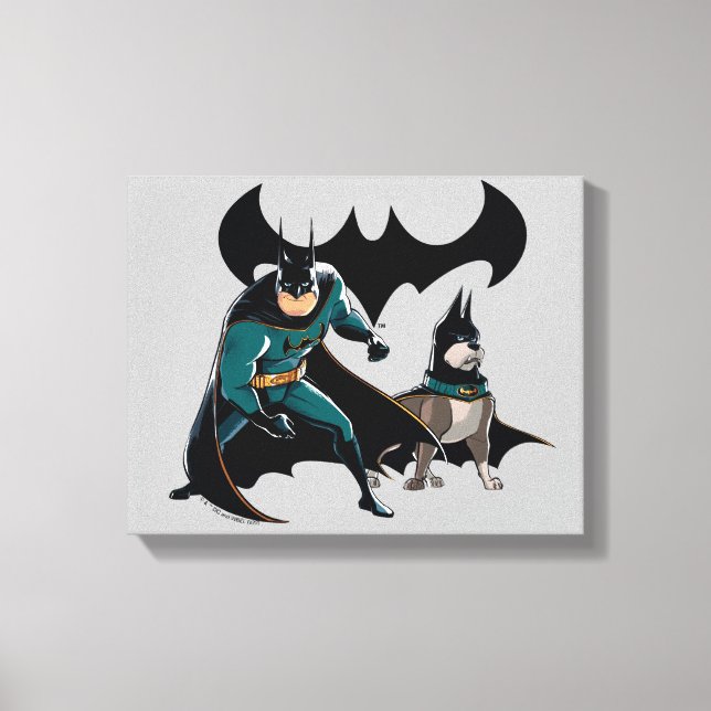 Batman & Ace Canvastryck (Framsida)