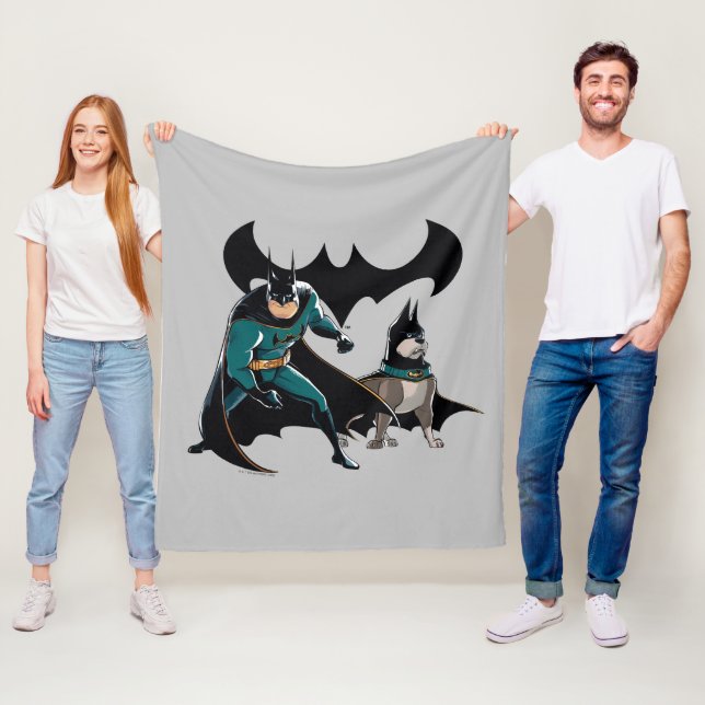 Batman & Ace Fleecefilt (På plats)