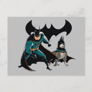 Batman & Ace Vykort