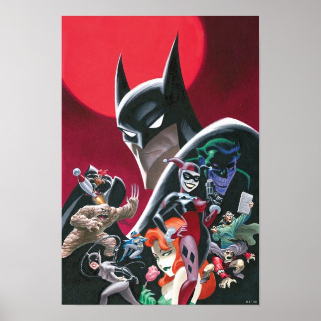 Batman Adventures Dangerous Dames & Demons Poster (Framsidan)