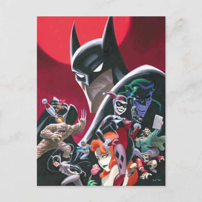 Batman Adventures Dangerous Dames & Demons Vykort (Framsida)