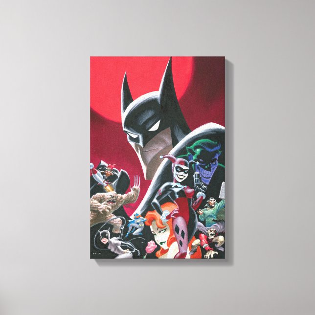 Batman Adventures Farliga Damer & Demoner Canvastryck (Framsida)