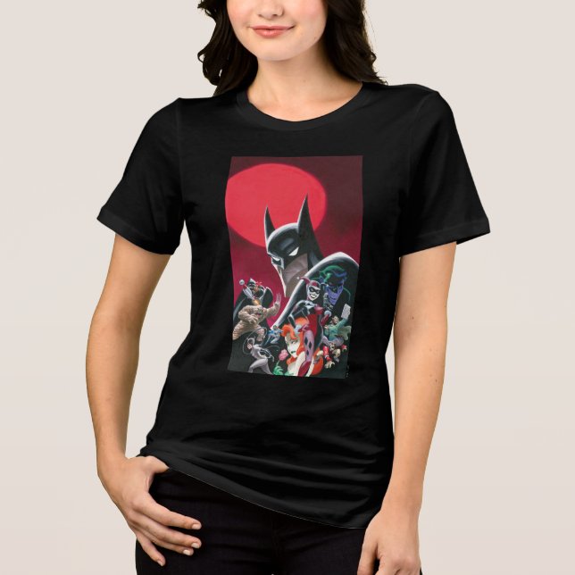 Batman Adventures Farliga Damer & Demoner T Shirt (Framsida)