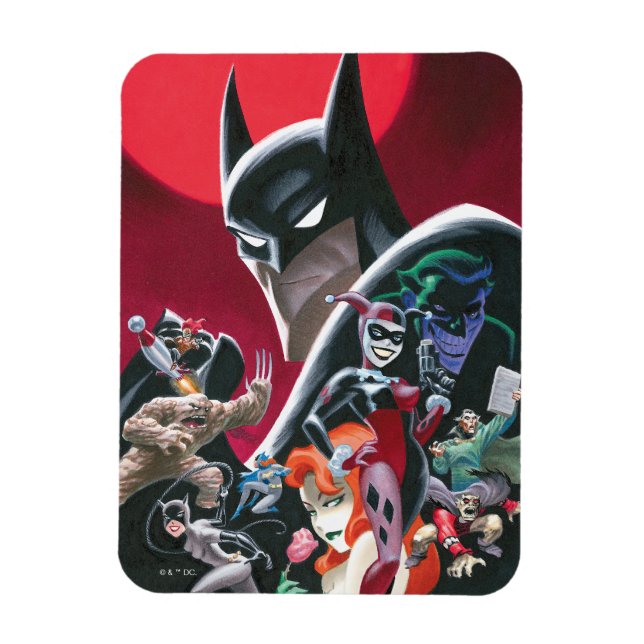 Batman Adventures Farliga Damer & Demonerna Magnet (Vertikal)