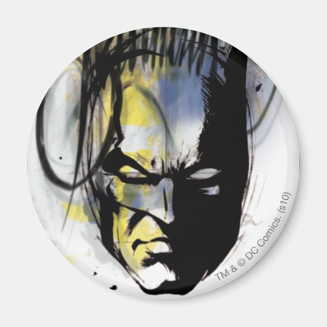 Batman Airbrush Porträtt Magnet (Framsidan)