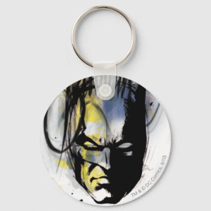 Batman Airbrush Porträtt Nyckelring
