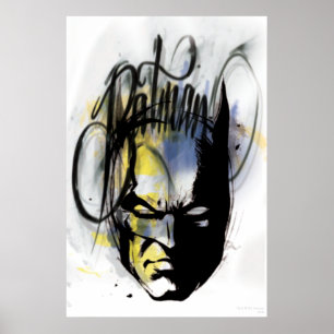 Batman Airbrush Porträtt Poster