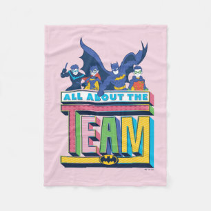 Batman Allt om teamet Fleecefilt