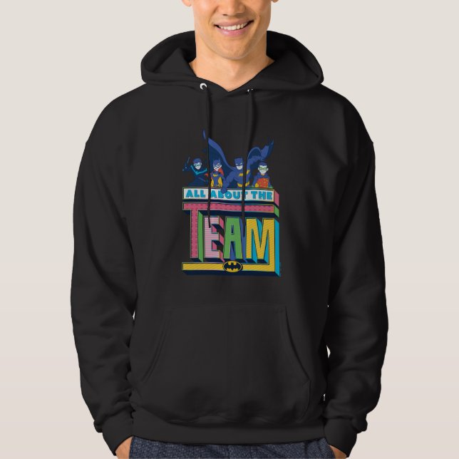 Batman | Allt om teamet Hoodie (Framsida)