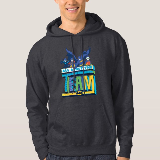 Batman | Allt om teamet Hoodie (Framsida)