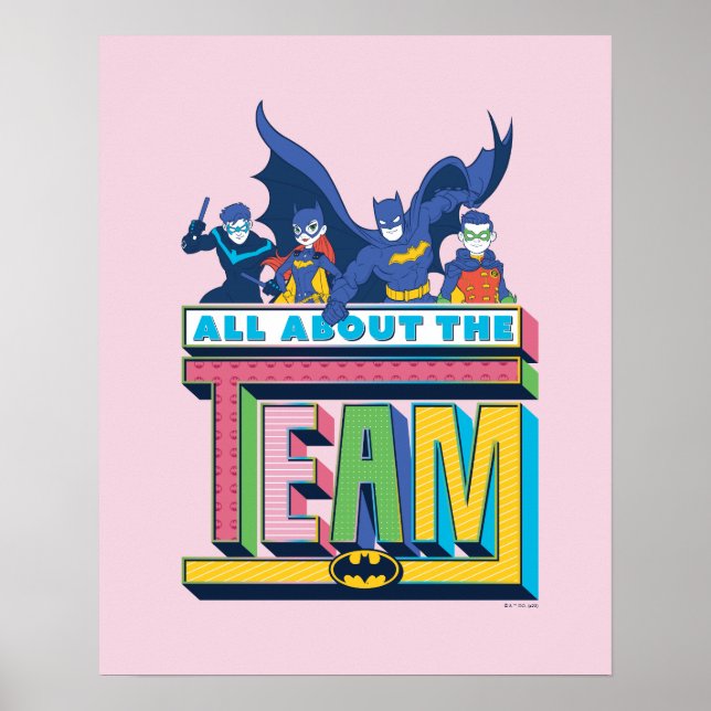 Batman | Allt om teamet Poster (Framsidan)