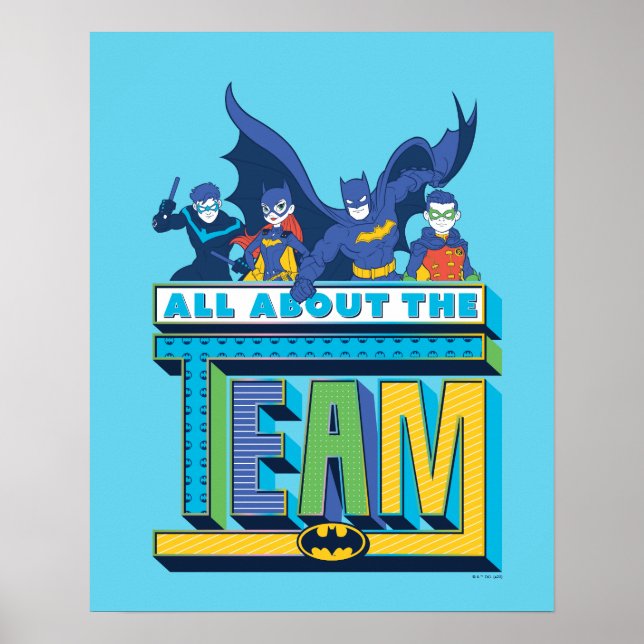 Batman | Allt om teamet Poster (Framsidan)