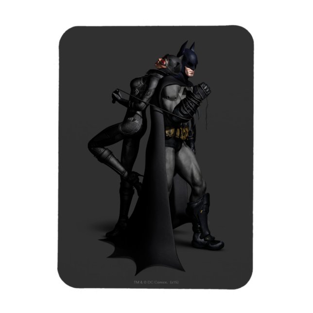 Batman Arkham City | Batman och Catshe Magnet (Vertikal)