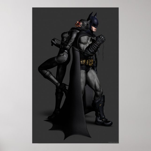 Batman Arkham City | Batman och Catshe Poster (Framsidan)