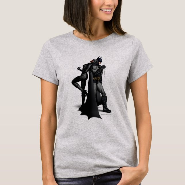 Batman Arkham City | Batman och Catshe T Shirt (Framsida)