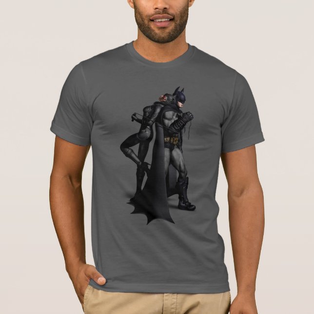 Batman Arkham City | Batman och Catshe Tee Shirt (Framsida)