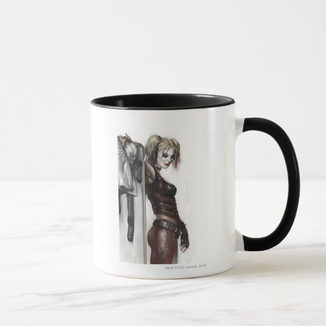 Batman Arkham City | Harley Quinn Illustration Mugg (Höger)