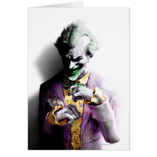 Batman Arkham City | Joker Hälsningskort (Framsidan)