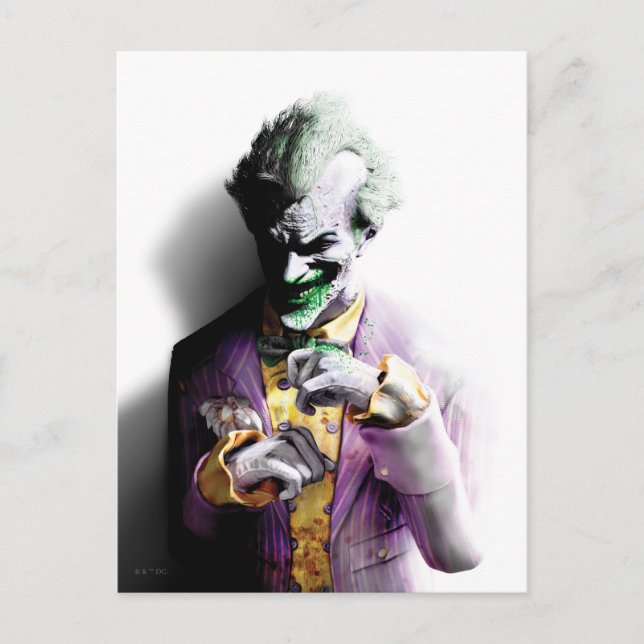 Batman Arkham City | Joker Vykort (Framsida)