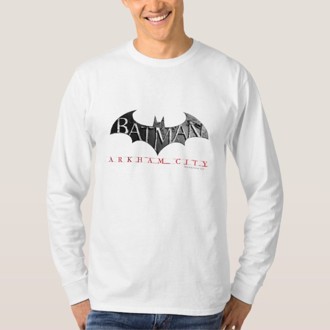 Batman Arkham City Logotyp Tee Shirt (Framsida)