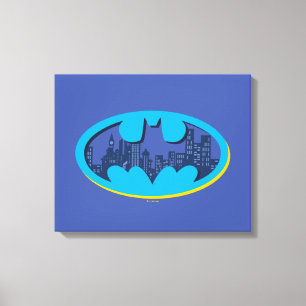 Batman   Arkham City Symbol Canvastryck